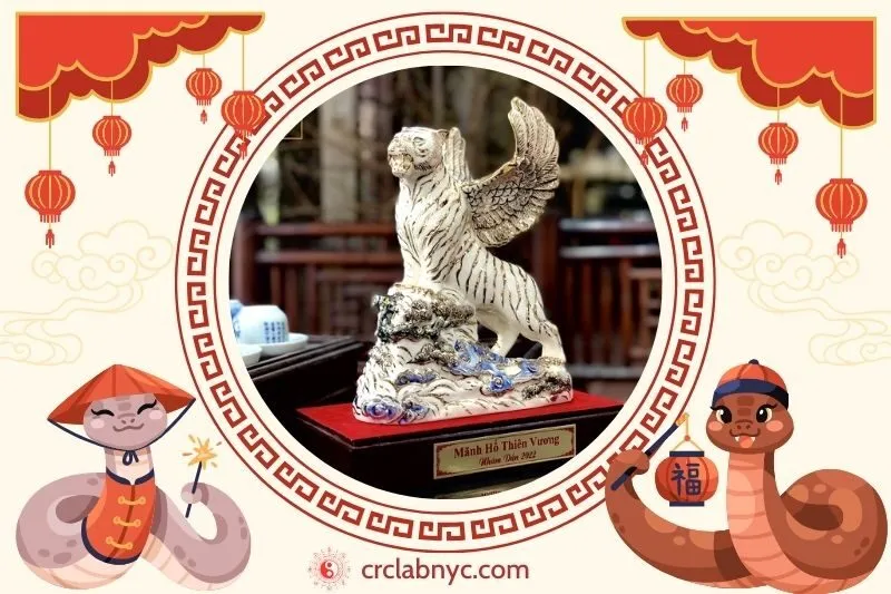 Cách Đặt Tượng Bạch Hổ phong thuỷ chuẩn