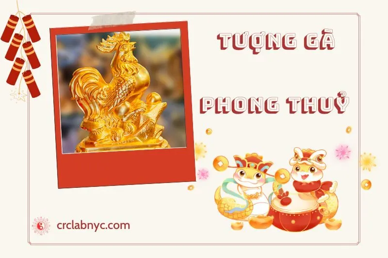 Cách đặt tượng gà phong thủy chuẩn