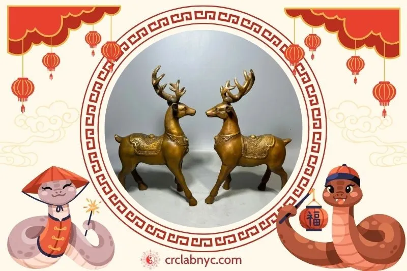  Cách Đặt Tượng Nai phong thuỷ chuẩn