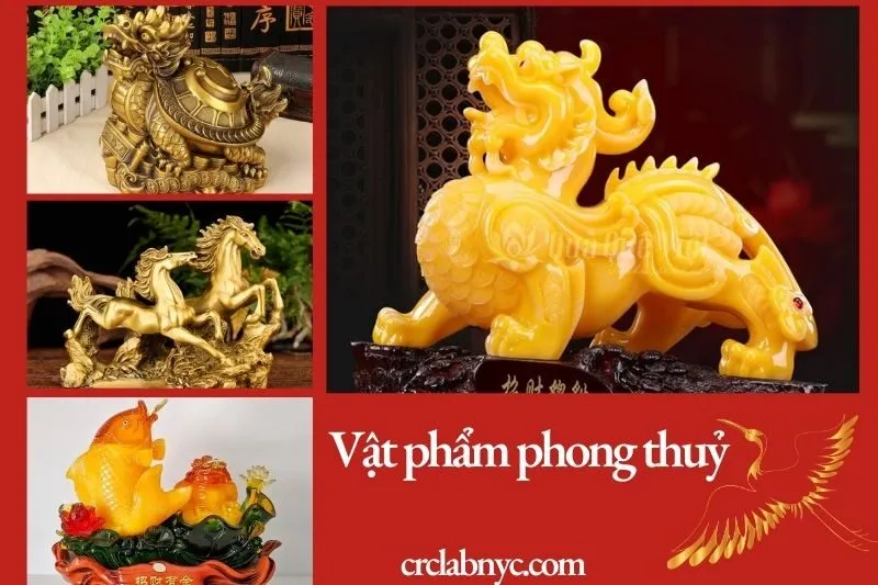 Top 20 vật phẩm phong thuỷ hóa giải tam tai chiêu tài lộc 2025