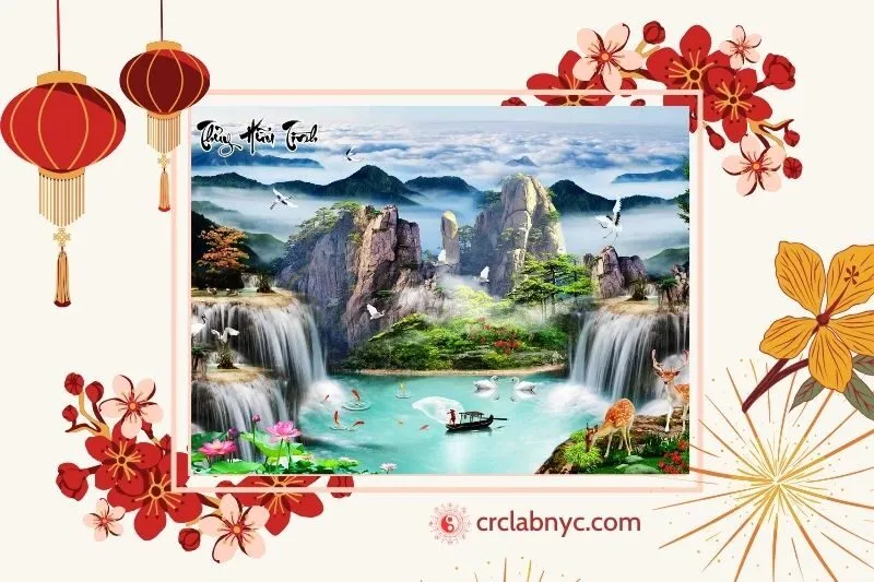 Tranh Sơn thủy hữu tình