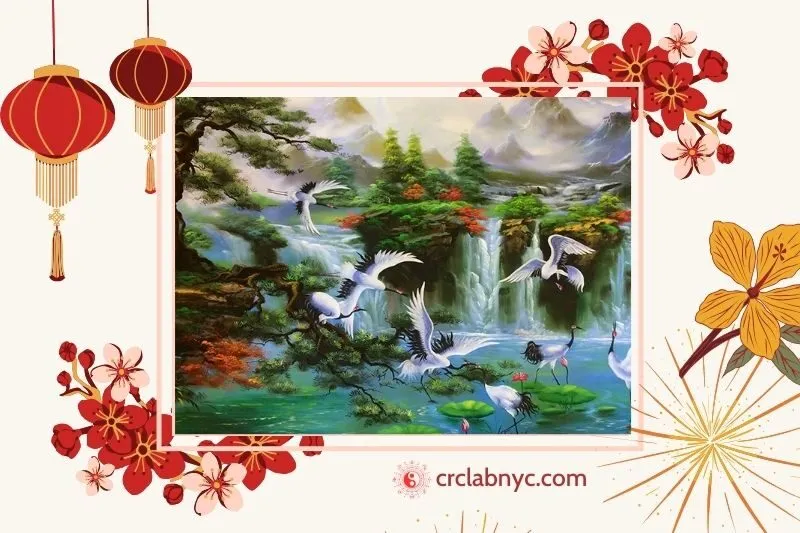 Tranh Tùng Hạc diên niên