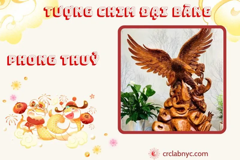 Tượng Chim Đại Bàng phong thuỷ ý nghĩa công dụng và cách bày trí