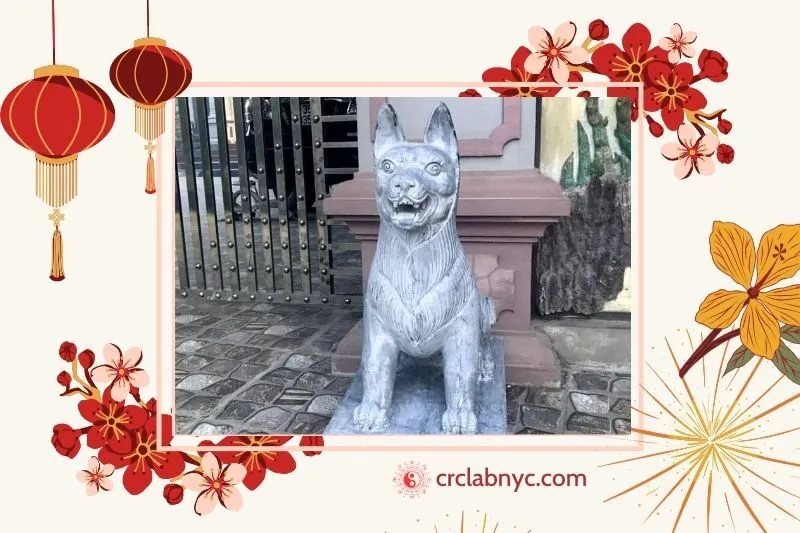  Tượng Chó Đá phong thuỷ hợp mệnh nào