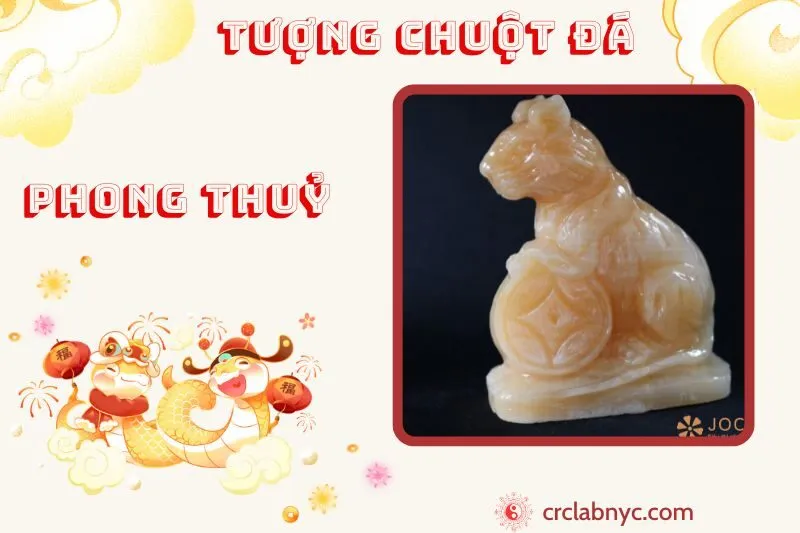 Tượng Chuột Đá phong thuỷ ý nghĩa công dụng và cách bày trí
