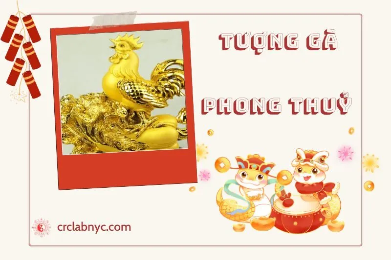 Tượng gà phong thủy hợp mệnh nào