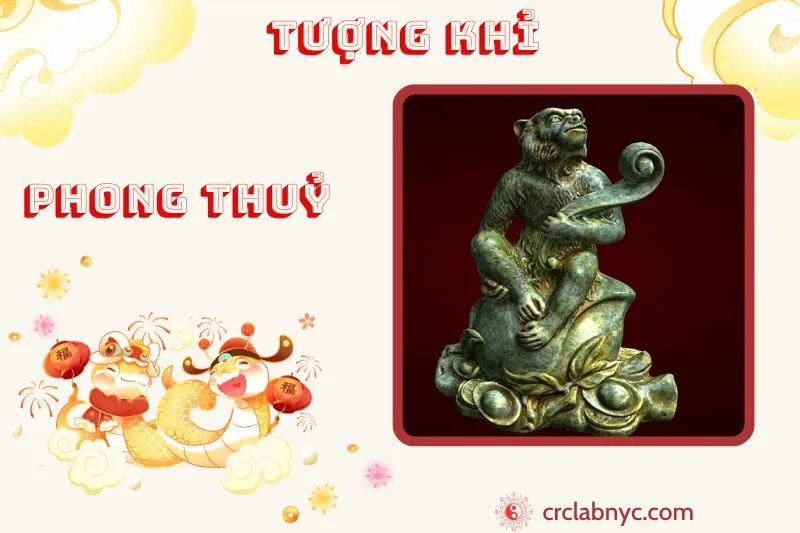 Tượng Khỉ phong thuỷ ý nghĩa công dụng và cách bày trí