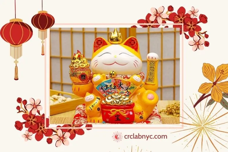  Tượng Mèo Thần Tài phong thuỷ hợp mệnh nào