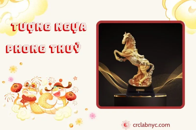 Tượng Ngựa phong thuỷ ý nghĩa công dụng và cách bày trí
