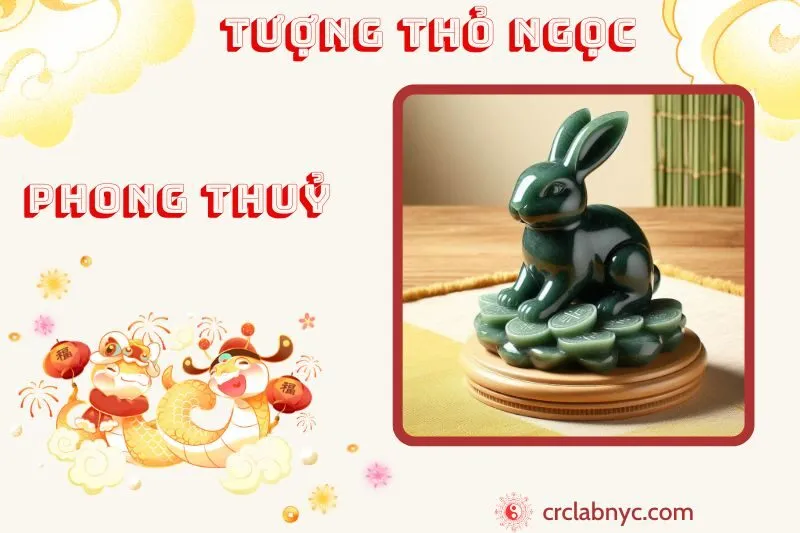 Tượng Thỏ Ngọc phong thuỷ ý nghĩa công dụng và cách bày trí