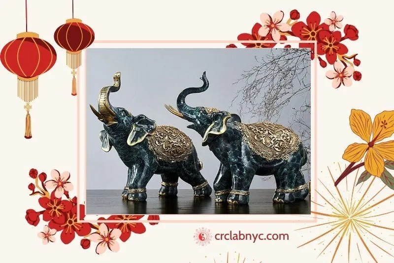  Tượng Voi phong thuỷ hợp mệnh nào