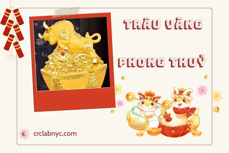 Ý nghĩa của Trâu Vàng phong thuỷ