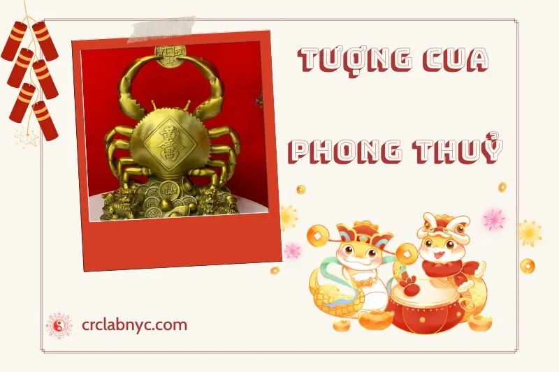 Ý nghĩa của Tượng Cua Phong Thuỷ
