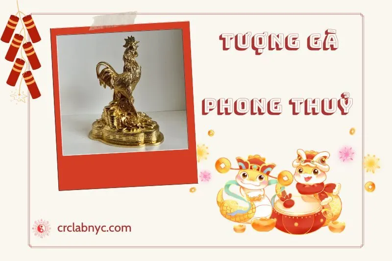 Ý nghĩa của tượng gà phong thủy