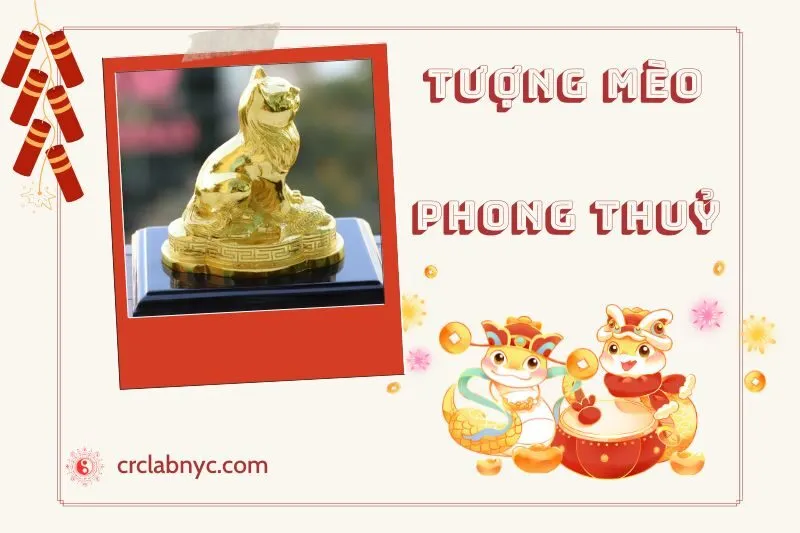 Ý nghĩa của Tượng Mèo Phong Thuỷ