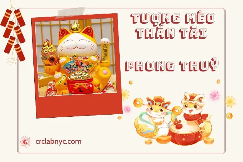 Ý nghĩa của Tượng Mèo Thần Tài Phong Thuỷ