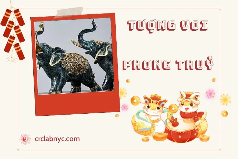 Ý nghĩa của Tượng Voi Phong Thuỷ