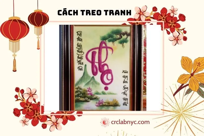 Cách treo tranh chữ Thọ đúng phong thủy