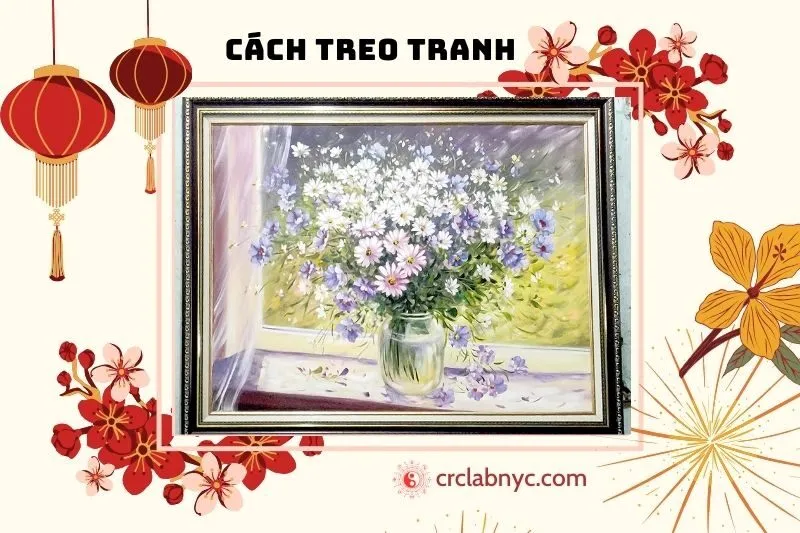 Cách treo tranh hoa cúc phong thủy để mang lại tài lộc và may mắn