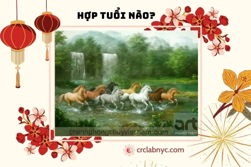 Tranh Bát Mã Hợp Với Tuổi Nào?