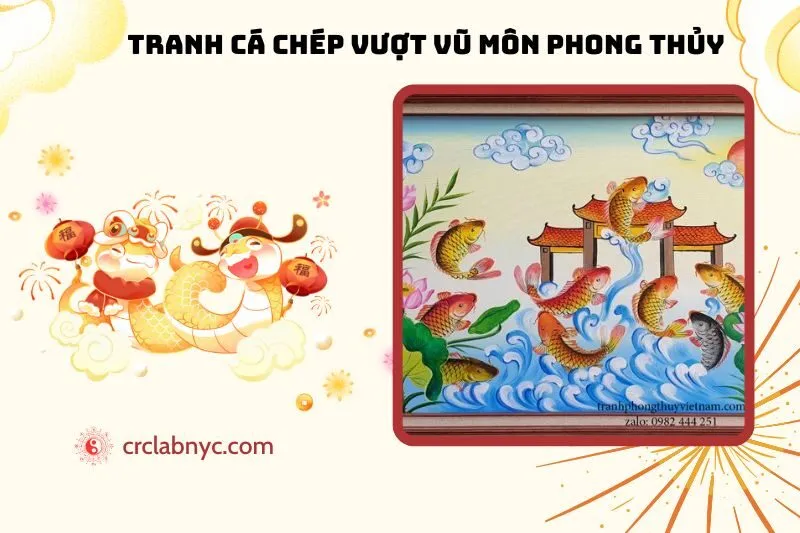 Tranh Cá Chép Vượt Vũ Môn Phong Thủy: Ý Nghĩa Và Cách Treo Đúng