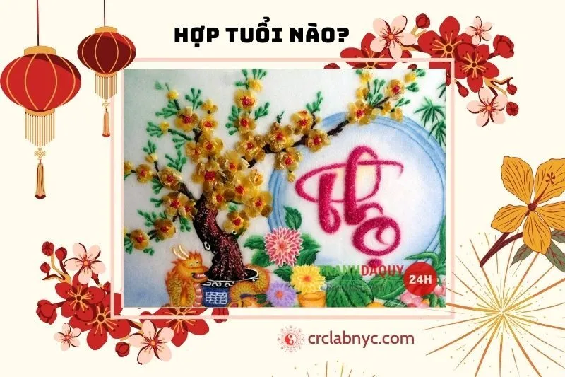 Tranh chữ Thọ hợp với tuổi nào?