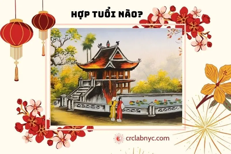 Tranh Chùa Một Cột hợp tuổi nào, mệnh nào theo phong thủy?
