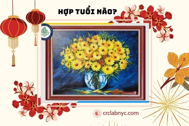 Tranh hoa cúc phong thủy hợp với tuổi và mệnh nào?