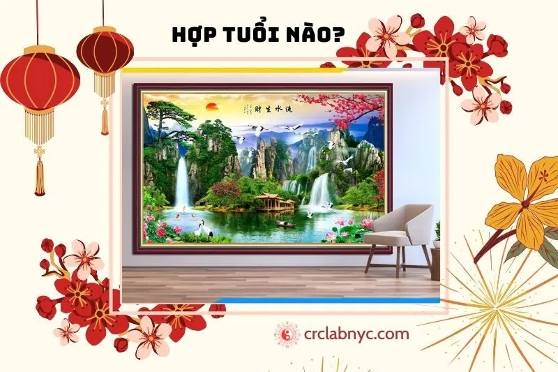 Tranh Thác Nước Phong Thủy Hợp Với Tuổi Nào?