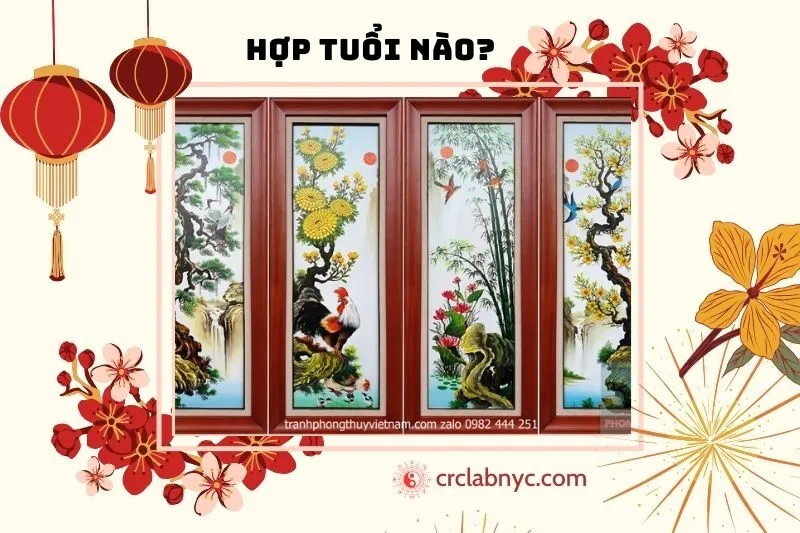 Tranh Tứ Quý Hợp Với Tuổi Nào, Mệnh Nào?