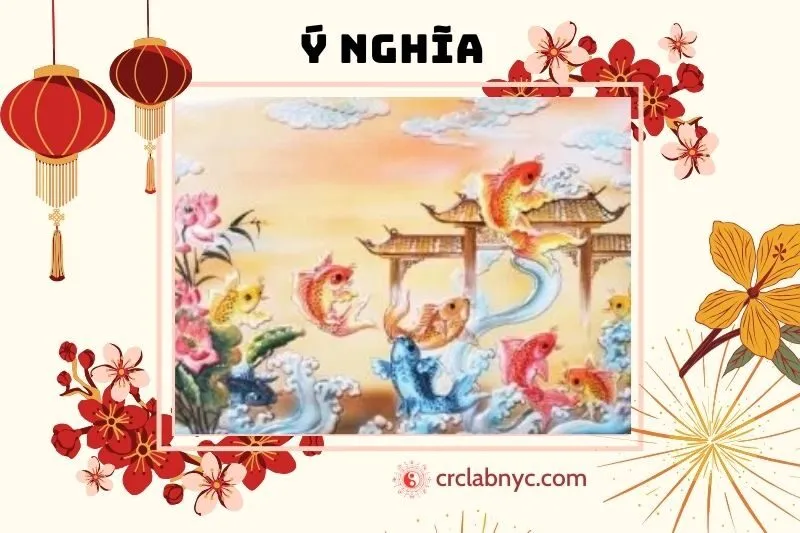 Ý Nghĩa Phong Thủy Của Tranh Cá Chép Vượt Vũ Môn