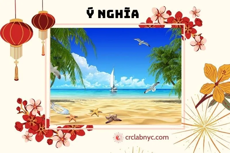 Ý nghĩa tranh cảnh biển phong thủy và tác động đến không gian sống