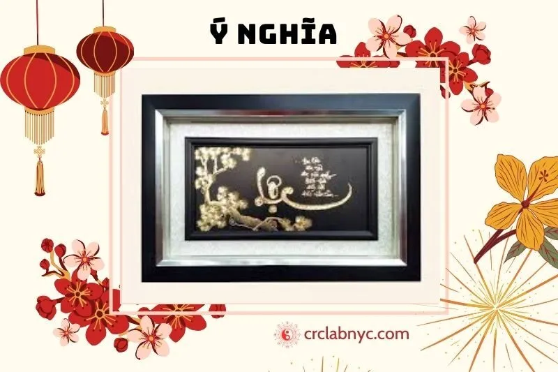Ý nghĩa của tranh chữ Lộc phong thủy