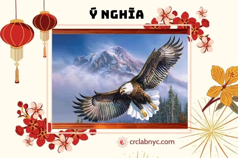 Ý Nghĩa Tranh Đại Bàng Tung Cánh Trong Phong Thủy