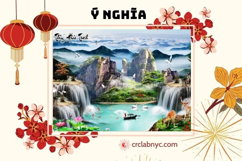 Ý Nghĩa Phong Thủy Của Tranh Sơn Thủy Hữu Tình