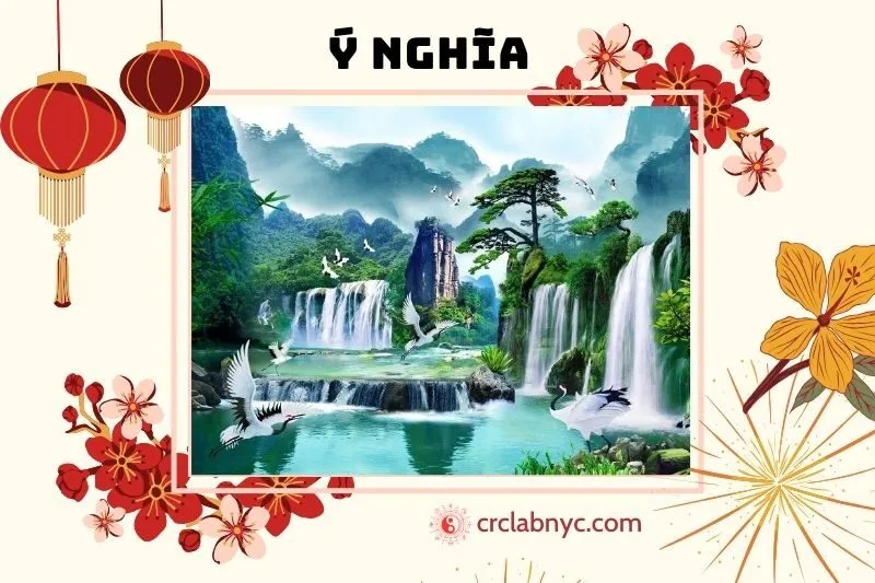 Ý Nghĩa Tranh Thác Nước Phong Thủy Trong Nhà